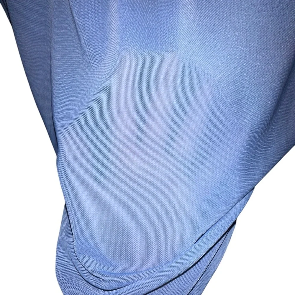 Casa Zeta-Jones | Ruffled Long Sleeve Semi-Sheer Blouse Top - Size L - NWT - Picture 5 of 11